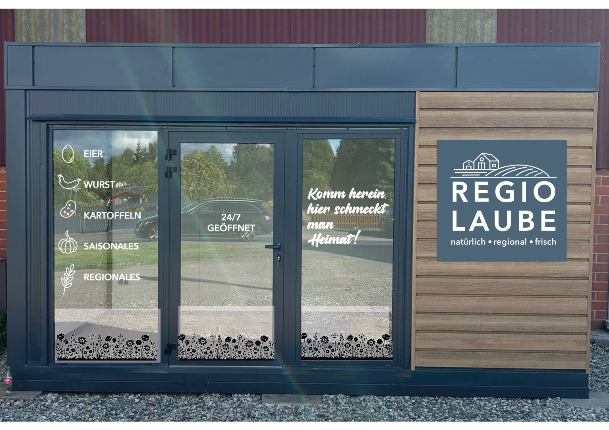 Regio Laube Hofladen Außenansicht